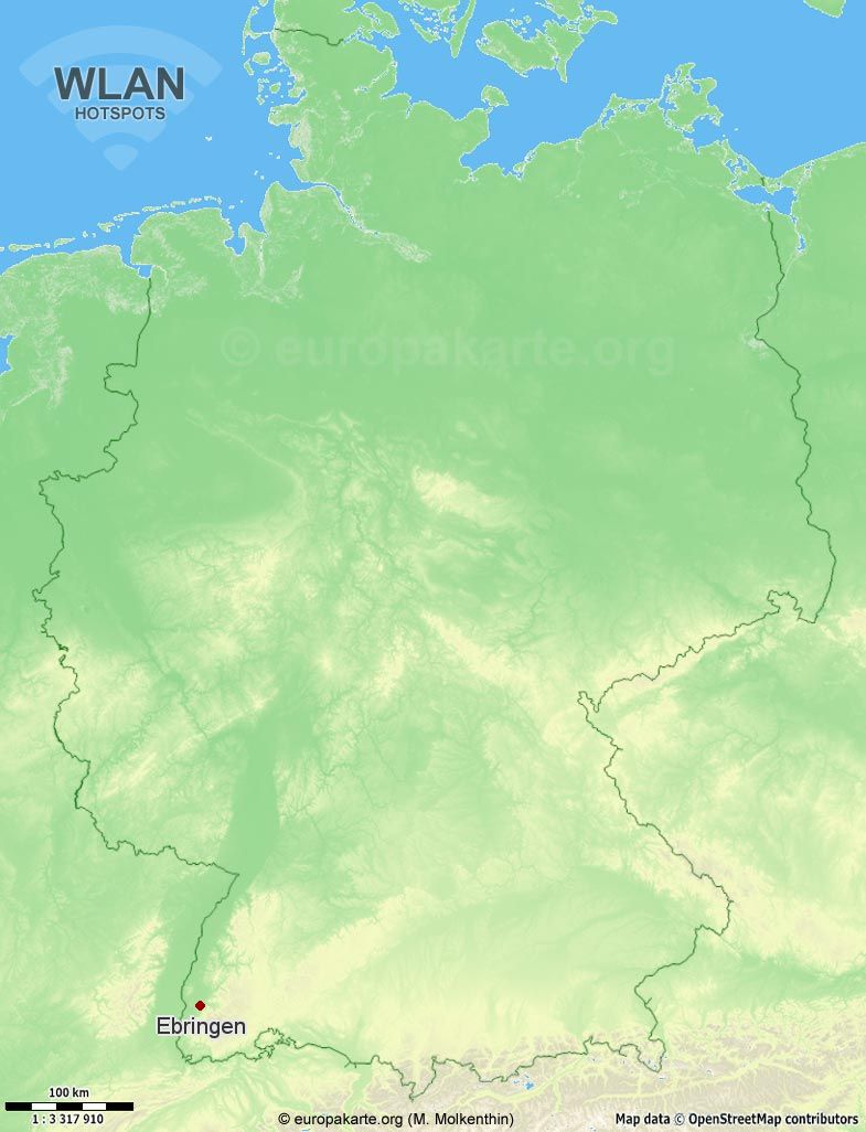 WLAN-Hotspots in Ebringen (Baden-Württemberg)