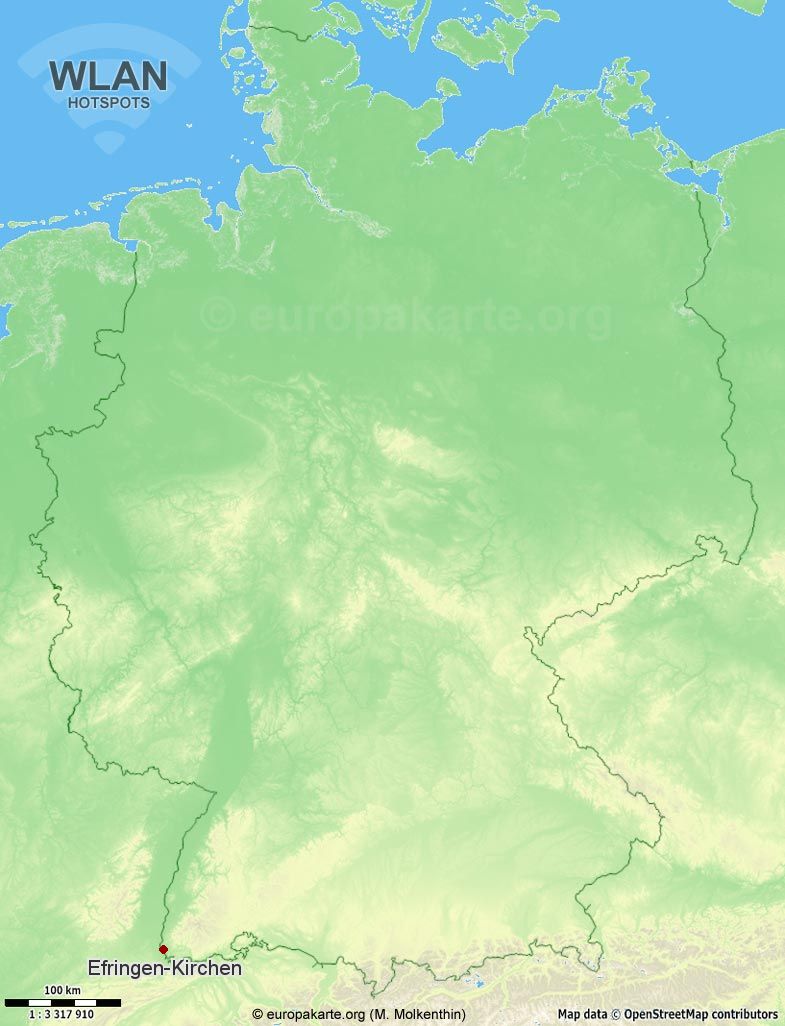 WLAN-Hotspots in Efringen-Kirchen (Baden-Württemberg)