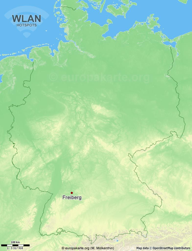 WLAN-Hotspots in Freiberg (Baden-Württemberg)