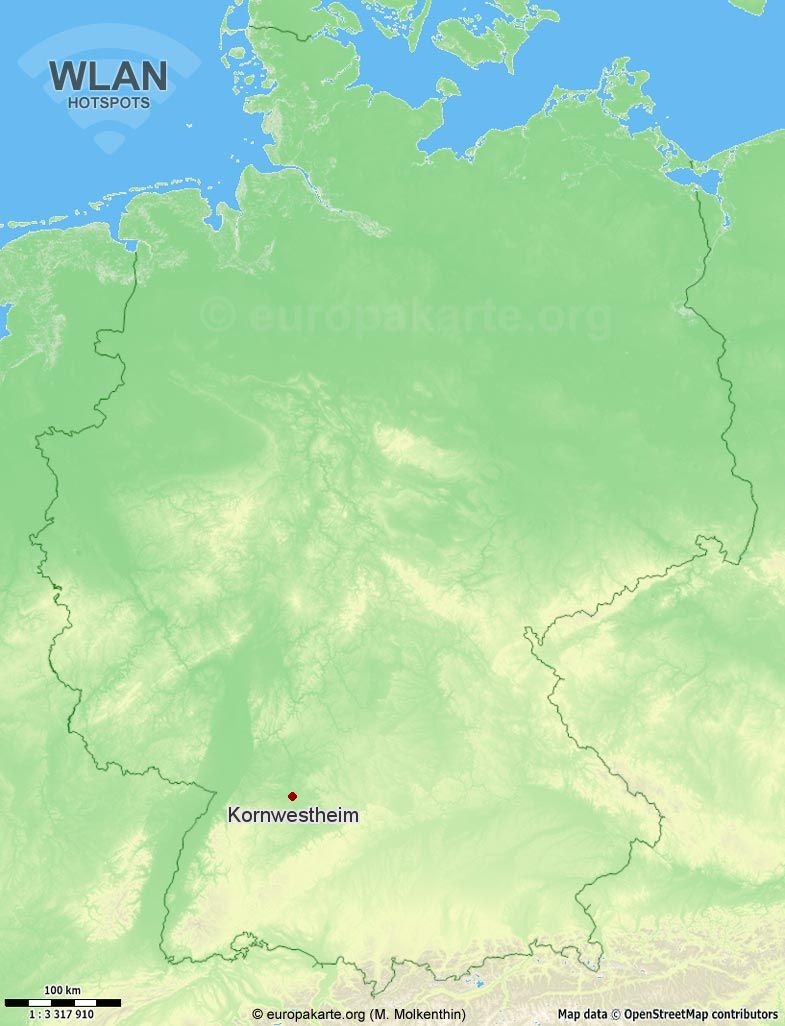 WLAN-Hotspots in Kornwestheim (Baden-Württemberg)