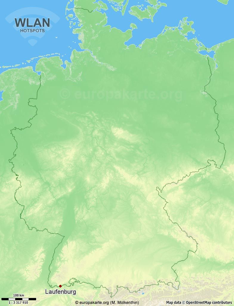 WLAN-Hotspots in Laufenburg (Baden-Württemberg)