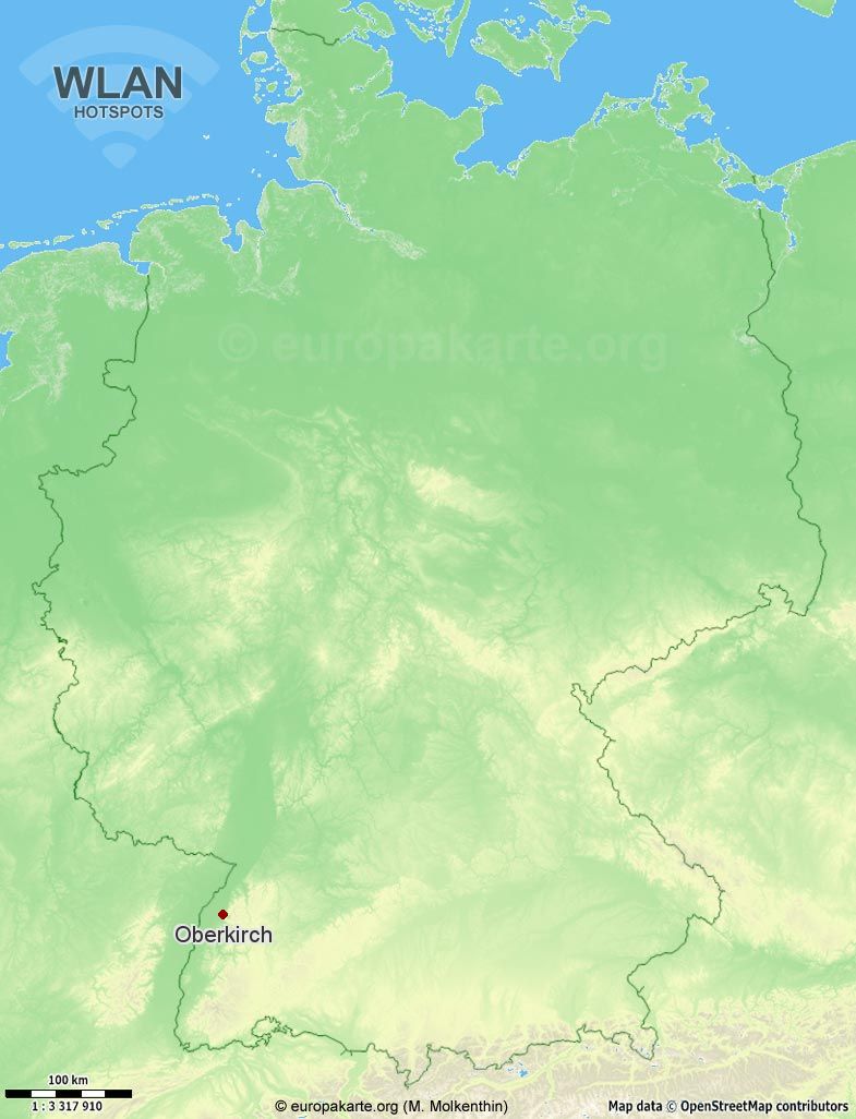 WLAN-Hotspots in Oberkirch (Baden-Württemberg)