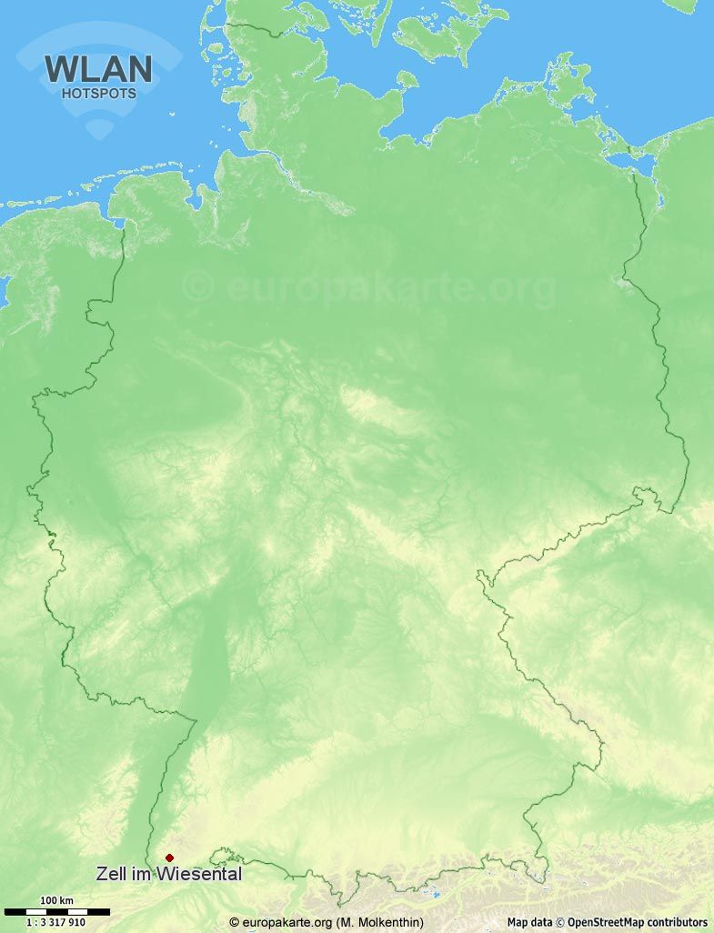 WLAN-Hotspots in Zell im Wiesental (Baden-Württemberg)