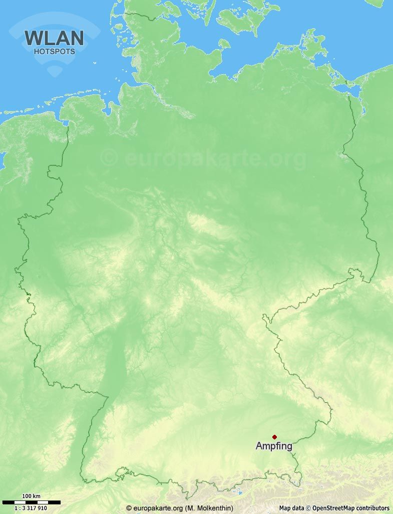 WLAN-Hotspots in Ampfing (Bayern)