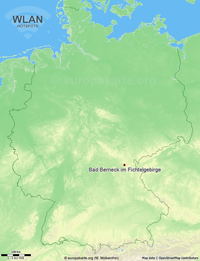 WLAN-Hotspots in Bad Berneck im Fichtelgebirge (Bayern)