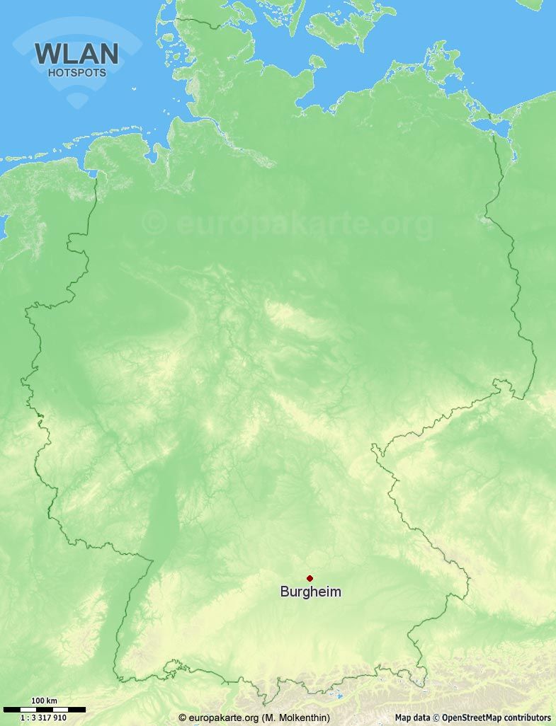 WLAN-Hotspots in Burgheim (Bayern)