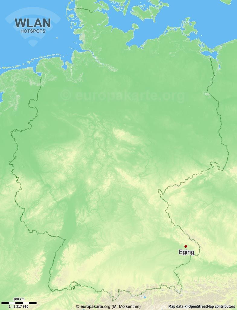 WLAN-Hotspots in Eging (Bayern)