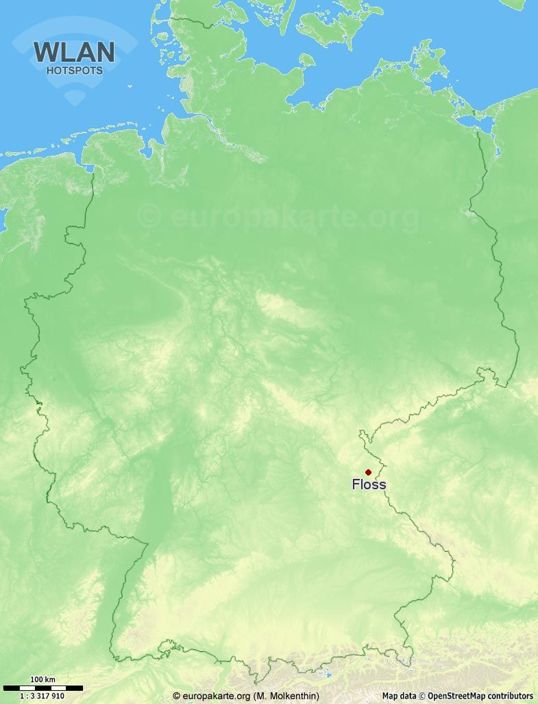 WLAN-Hotspots in Floss (Bayern)