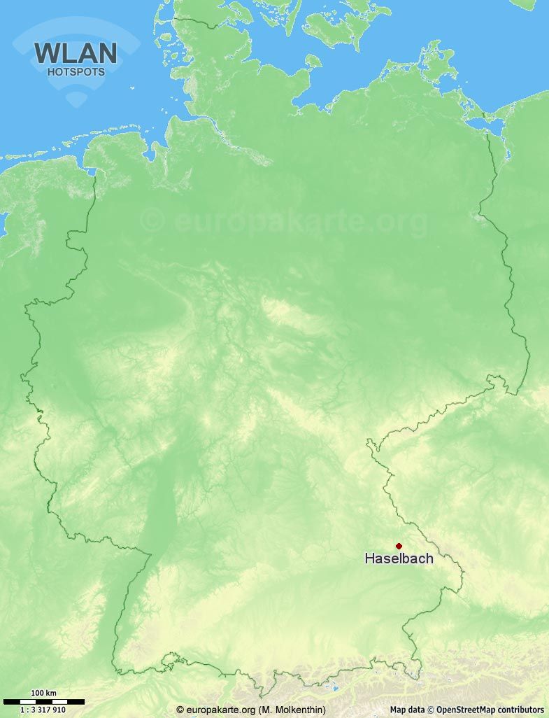 WLAN-Hotspots in Haselbach (Bayern)