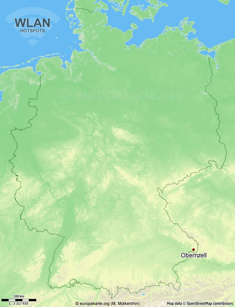 WLAN-Hotspots in Obernzell (Bayern)