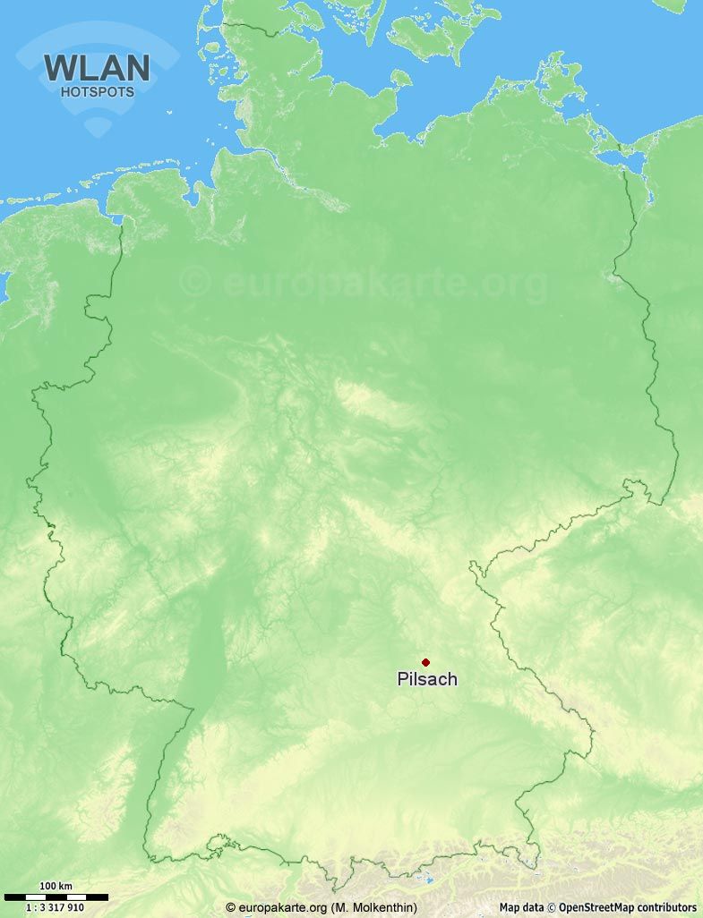 WLAN-Hotspots in Pilsach (Bayern)