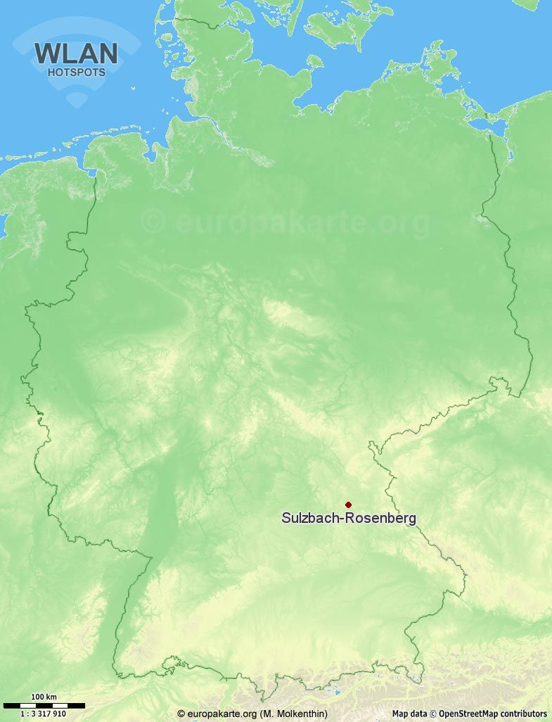 WLAN-Hotspots in Sulzbach-Rosenberg (Bayern)