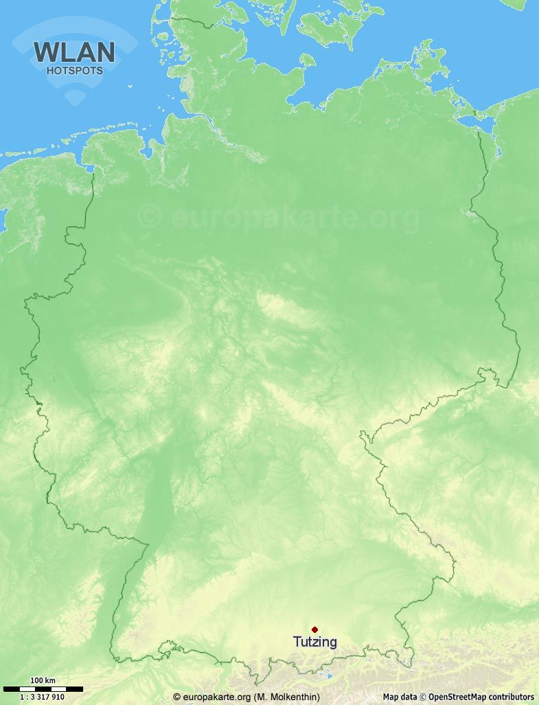WLAN-Hotspots in Tutzing (Bayern)