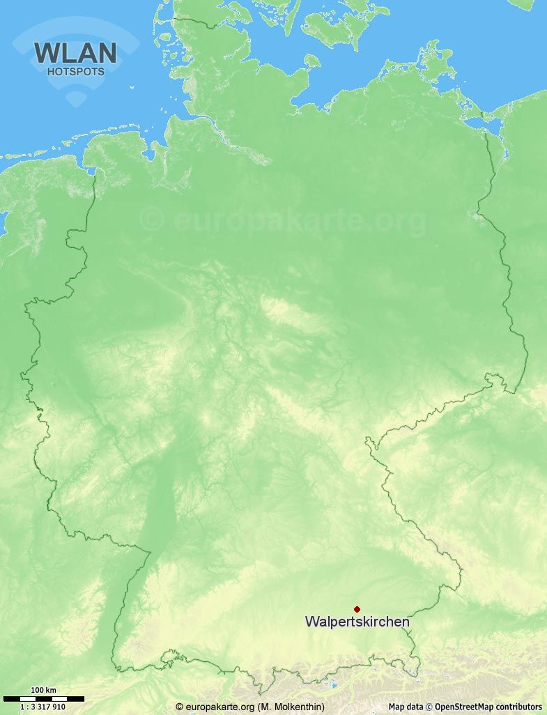 WLAN-Hotspots in Walpertskirchen (Bayern)