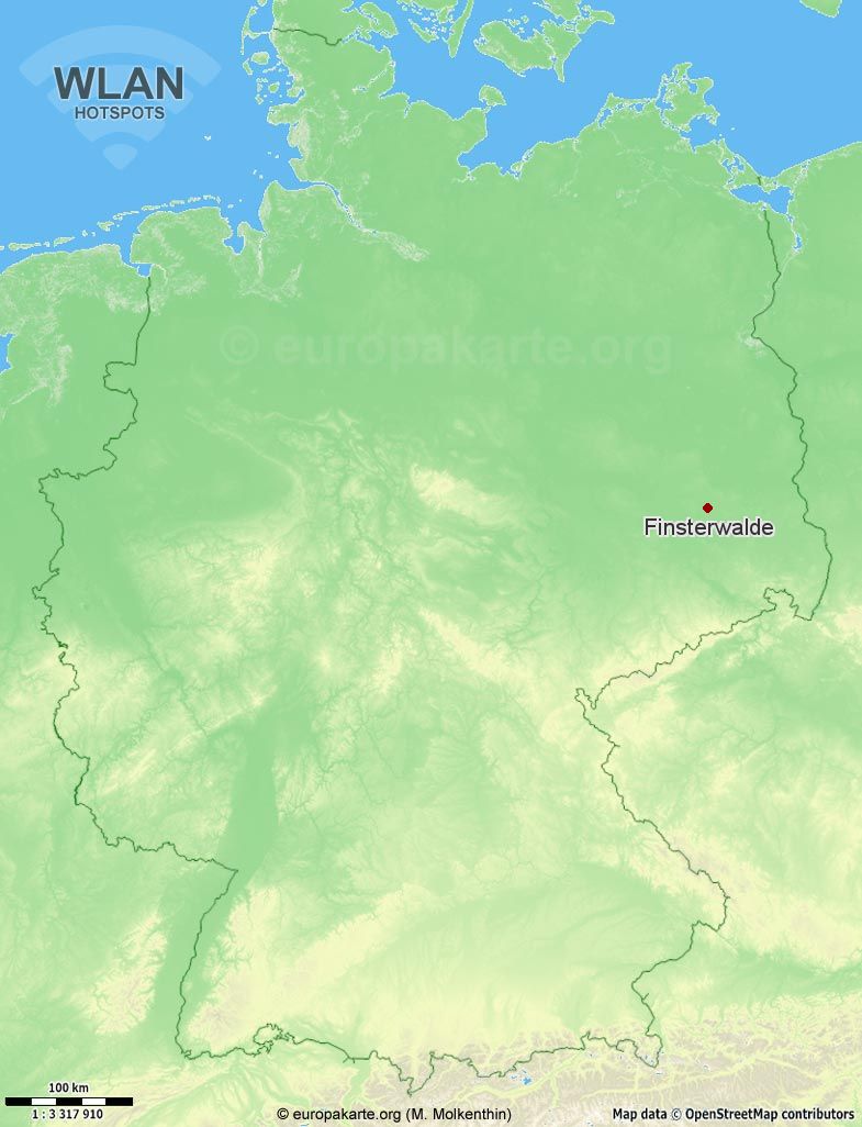 WLAN-Hotspots in Finsterwalde (Brandenburg)