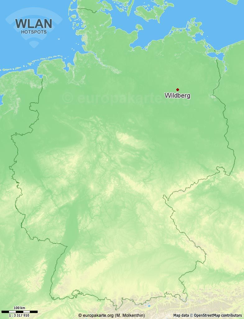 WLAN-Hotspots in Wildberg (Brandenburg)