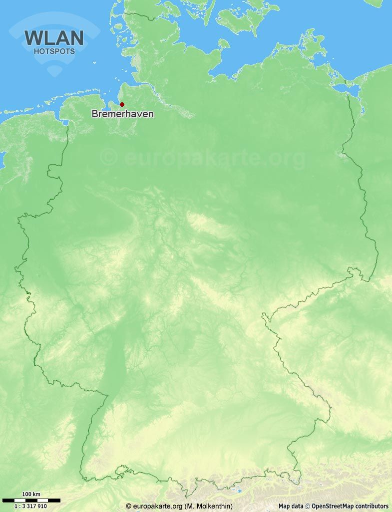 WLAN-Hotspots in Bremerhaven (Bremen)