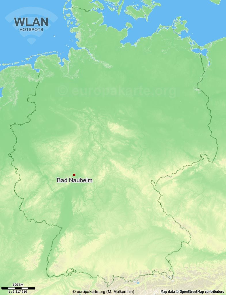 WLAN-Hotspots in Bad Nauheim (Hessen)