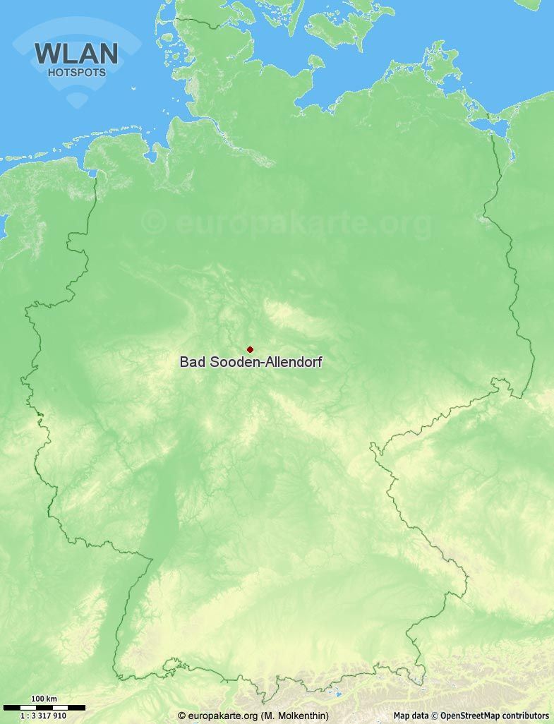 WLAN-Hotspots in Bad Sooden-Allendorf (Hessen)