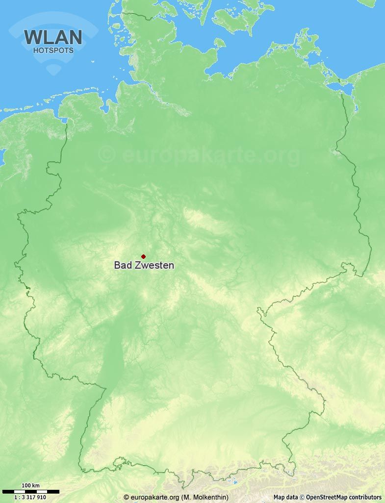 WLAN-Hotspots in Bad Zwesten (Hessen)