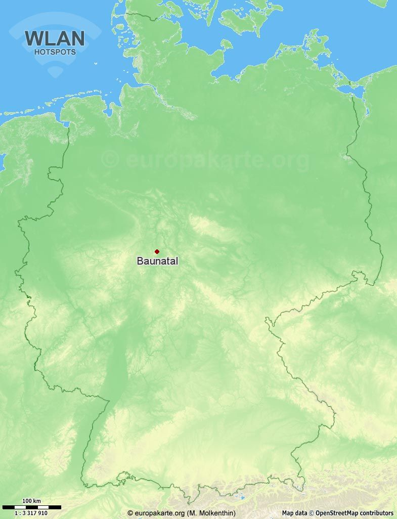 WLAN-Hotspots in Baunatal (Hessen)