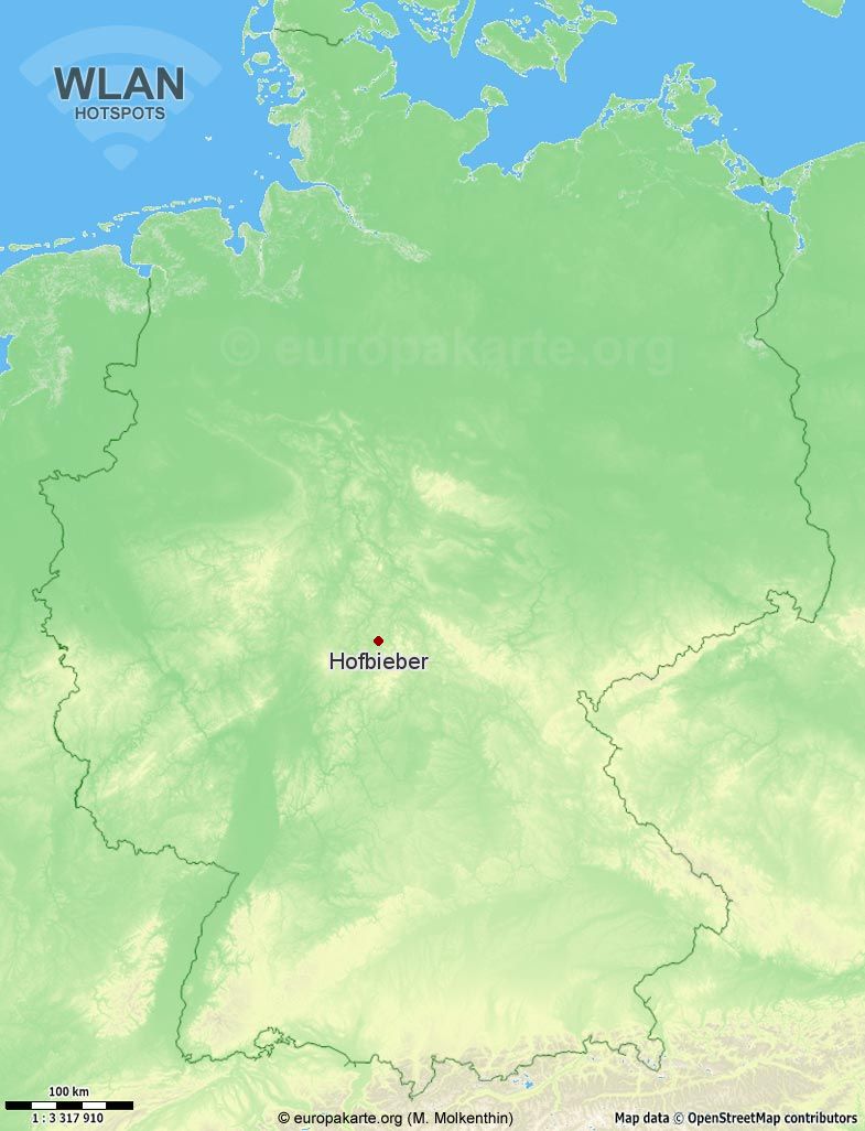 WLAN-Hotspots in Hofbieber (Hessen)