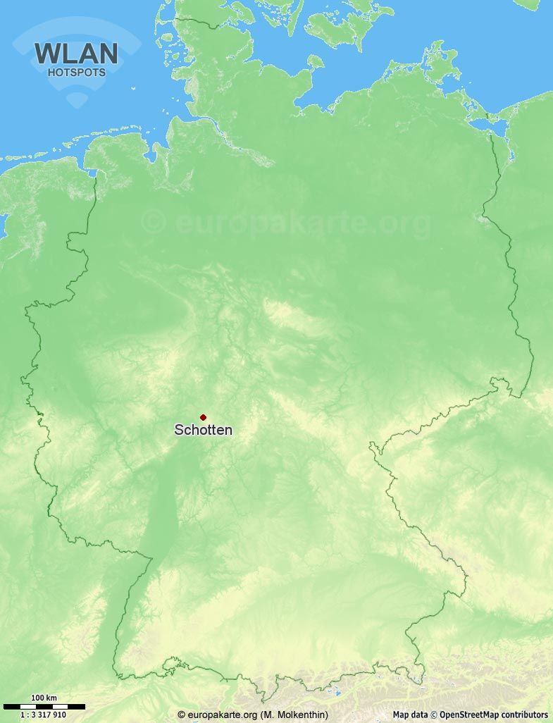 WLAN-Hotspots in Schotten (Hessen)