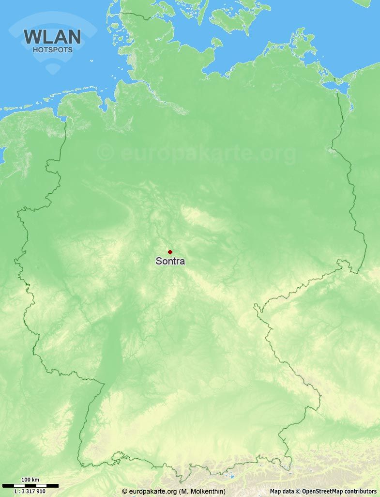 WLAN-Hotspots in Sontra (Hessen)