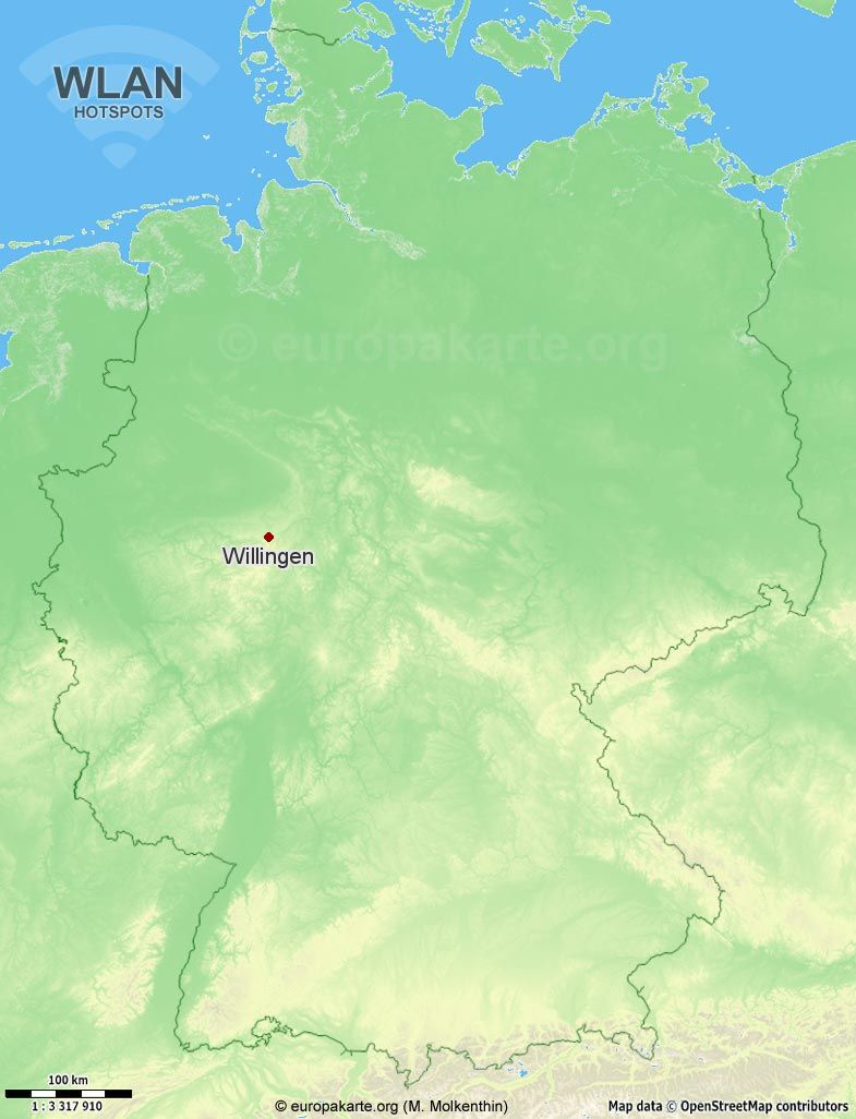 WLAN-Hotspots in Willingen (Hessen)