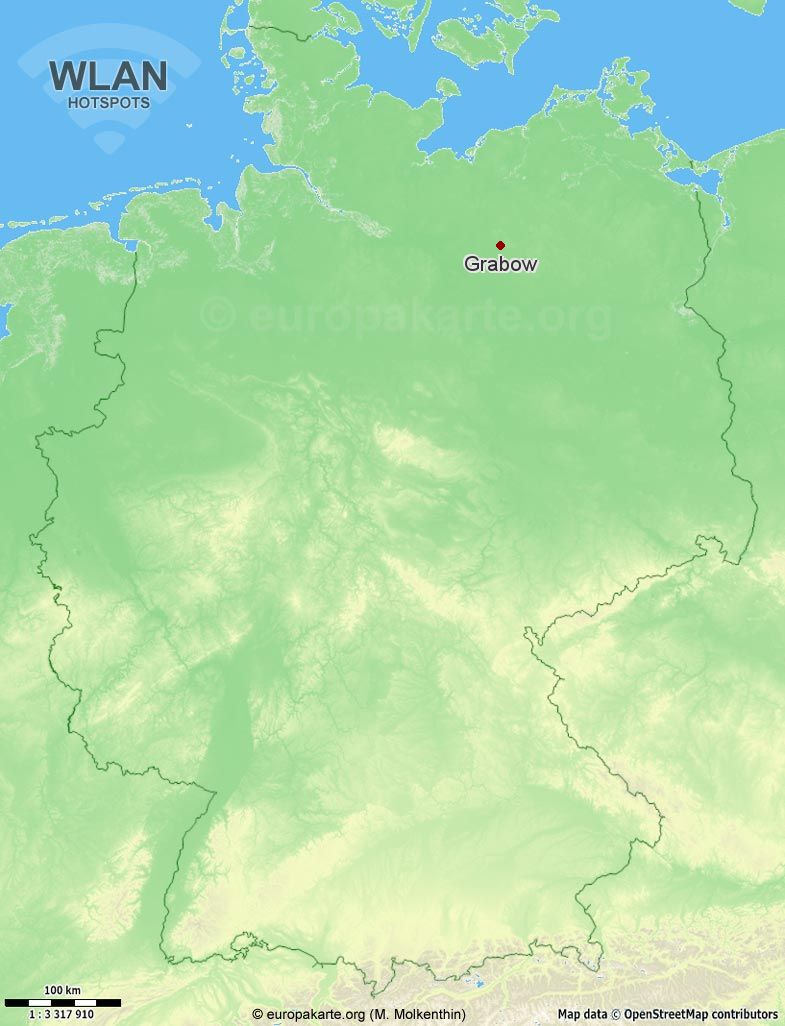 WLAN-Hotspots in Grabow (Mecklenburg-Vorpommern)