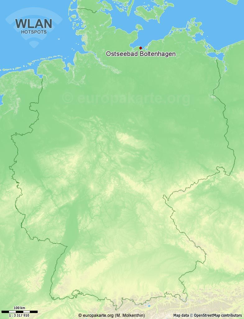 WLAN-Hotspots in Ostseebad Boltenhagen (Mecklenburg-Vorpommern)