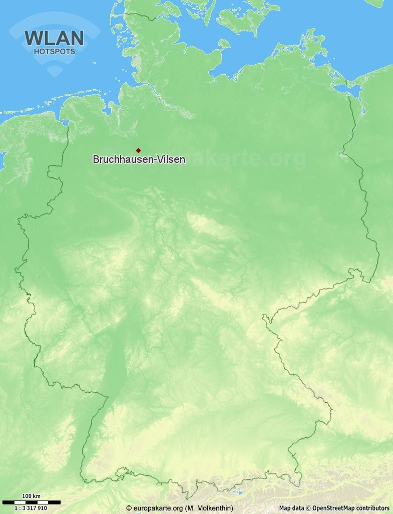 WLAN-Hotspots in Bruchhausen-Vilsen (Niedersachsen)