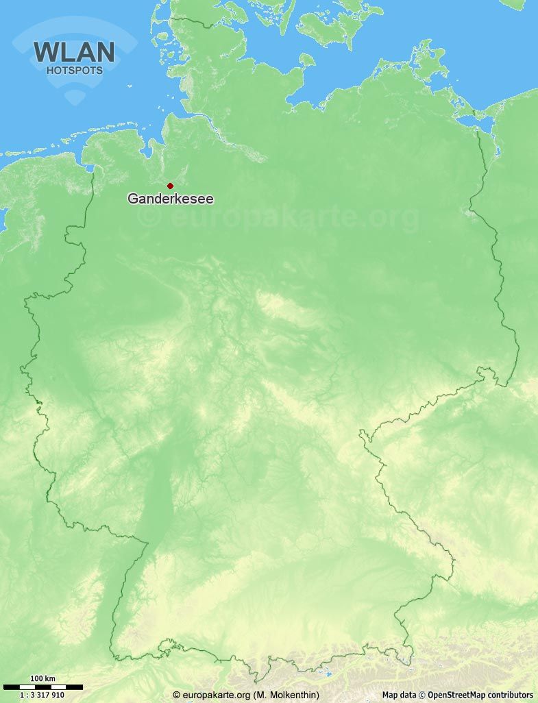 WLAN-Hotspots in Ganderkesee (Niedersachsen)