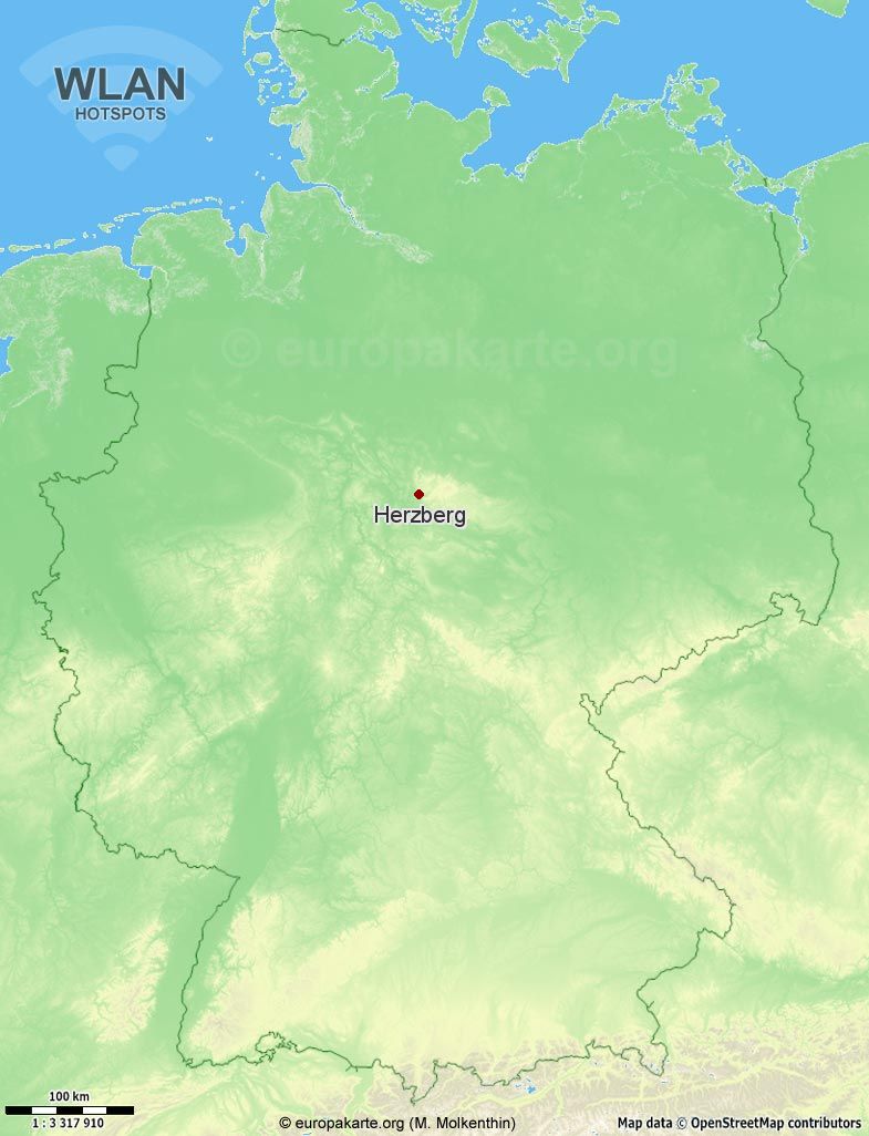 WLAN-Hotspots in Herzberg (Niedersachsen)