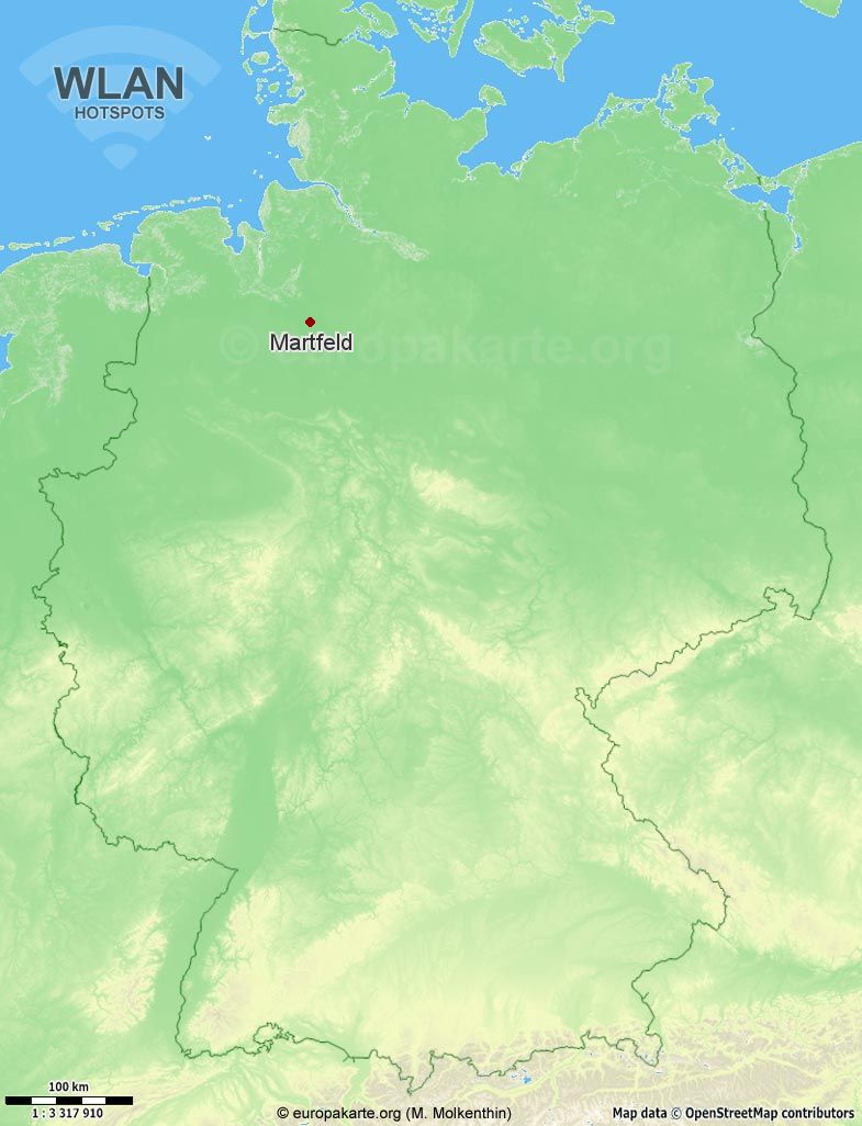 WLAN-Hotspots in Martfeld (Niedersachsen)