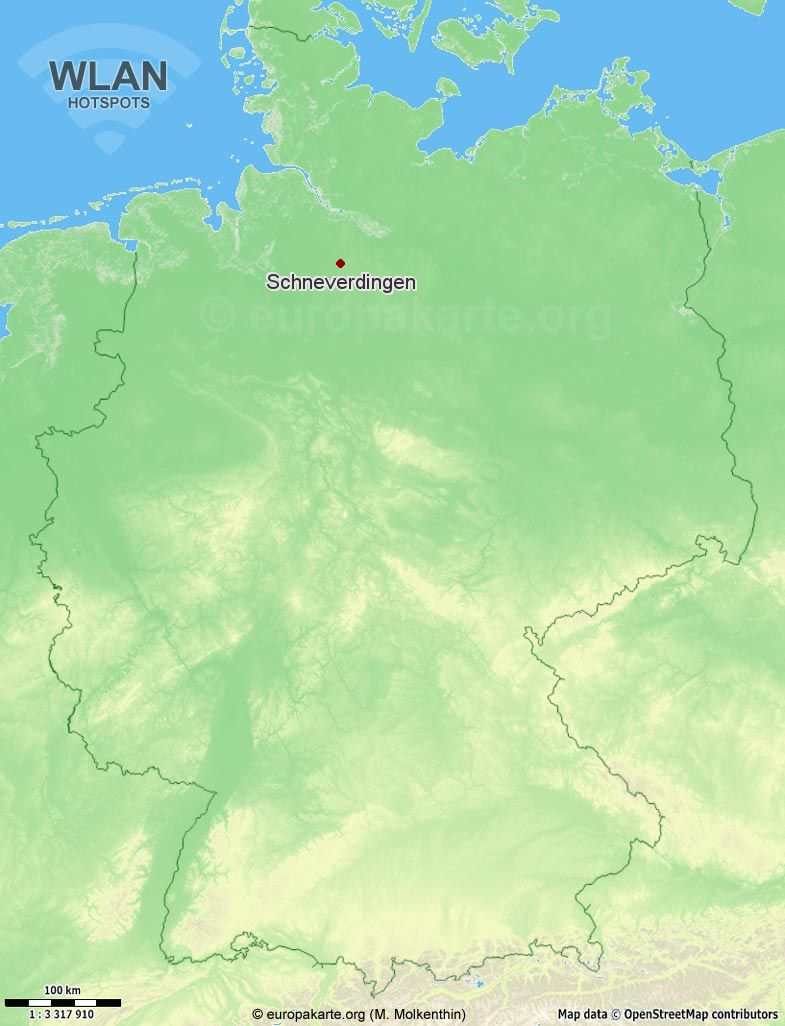 WLAN-Hotspots in Schneverdingen (Niedersachsen)