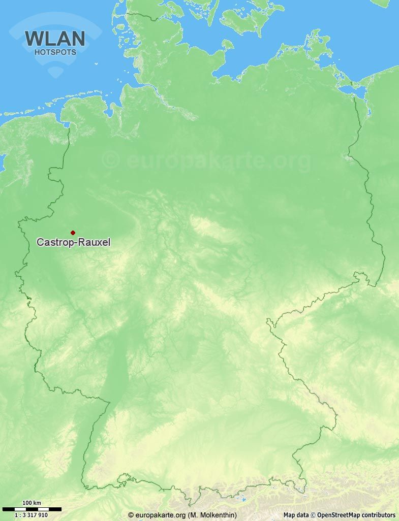 WLAN-Hotspots in Castrop-Rauxel (Nordrhein-Westfalen)