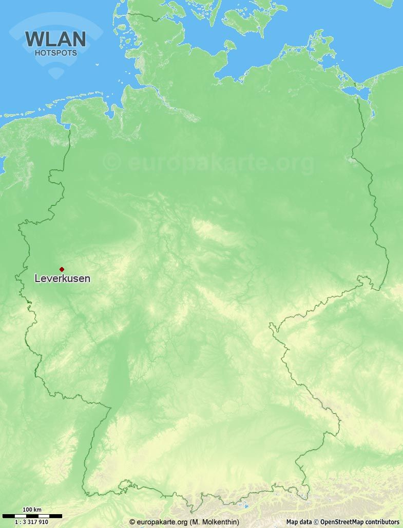 WLAN-Hotspots in Leverkusen (Nordrhein-Westfalen)