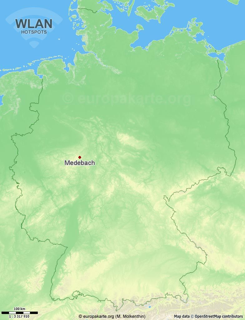 WLAN-Hotspots in Medebach (Nordrhein-Westfalen)