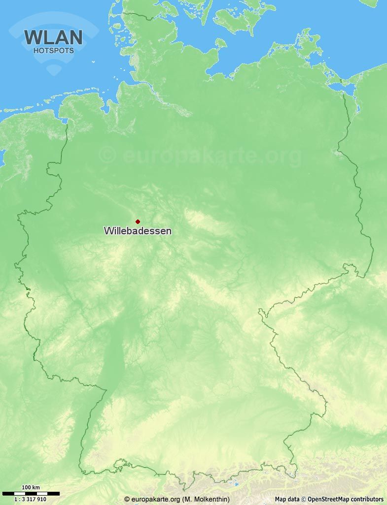 WLAN-Hotspots in Willebadessen (Nordrhein-Westfalen)