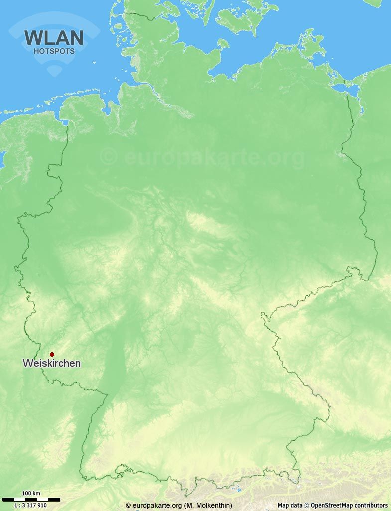 WLAN-Hotspots in Weiskirchen (Saarland)