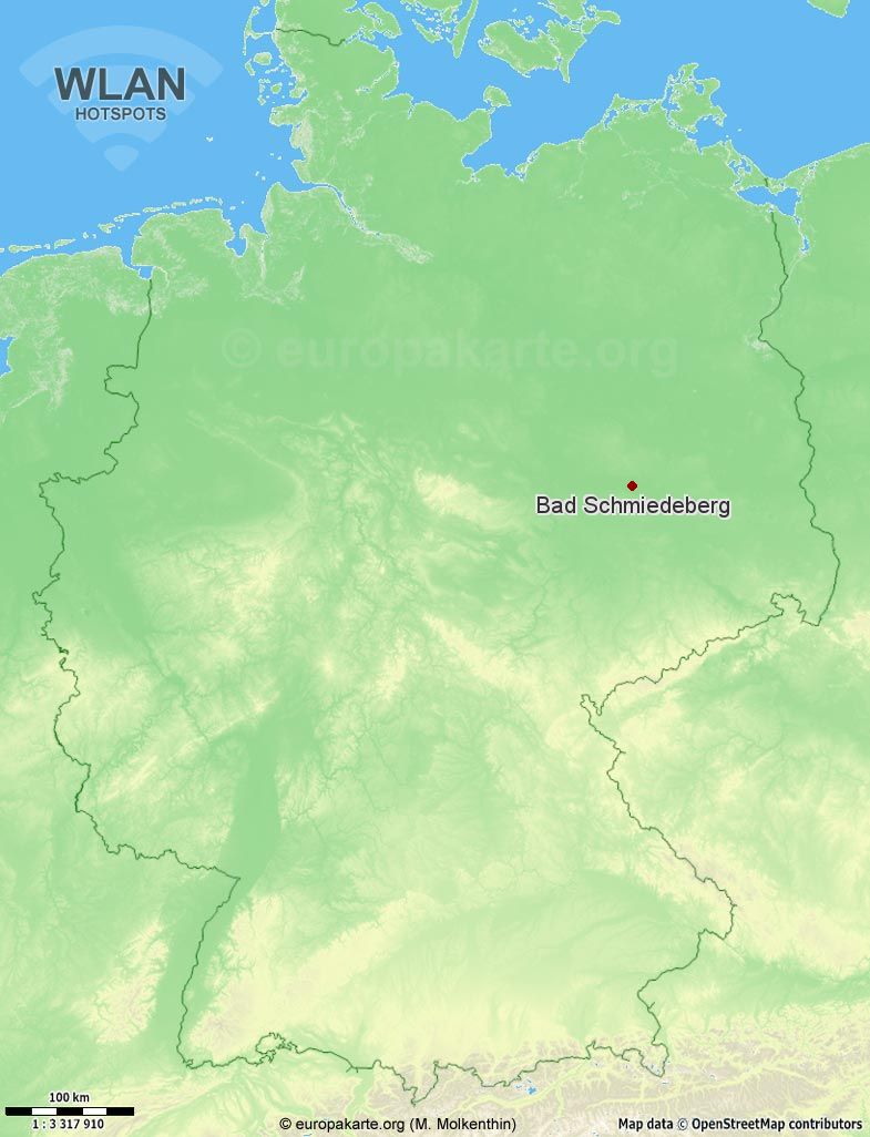 WLAN-Hotspots in Bad Schmiedeberg (Sachsen-Anhalt)