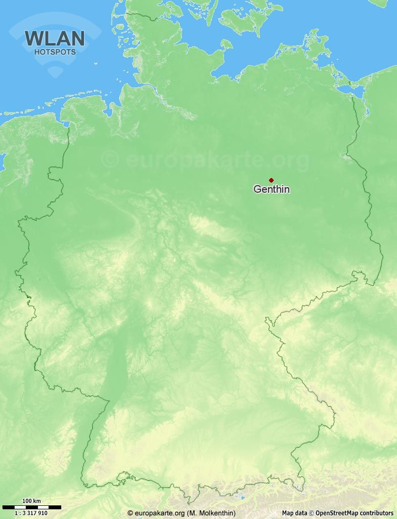 WLAN-Hotspots in Genthin (Sachsen-Anhalt)