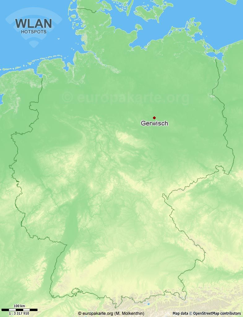 WLAN-Hotspots in Gerwisch (Sachsen-Anhalt)