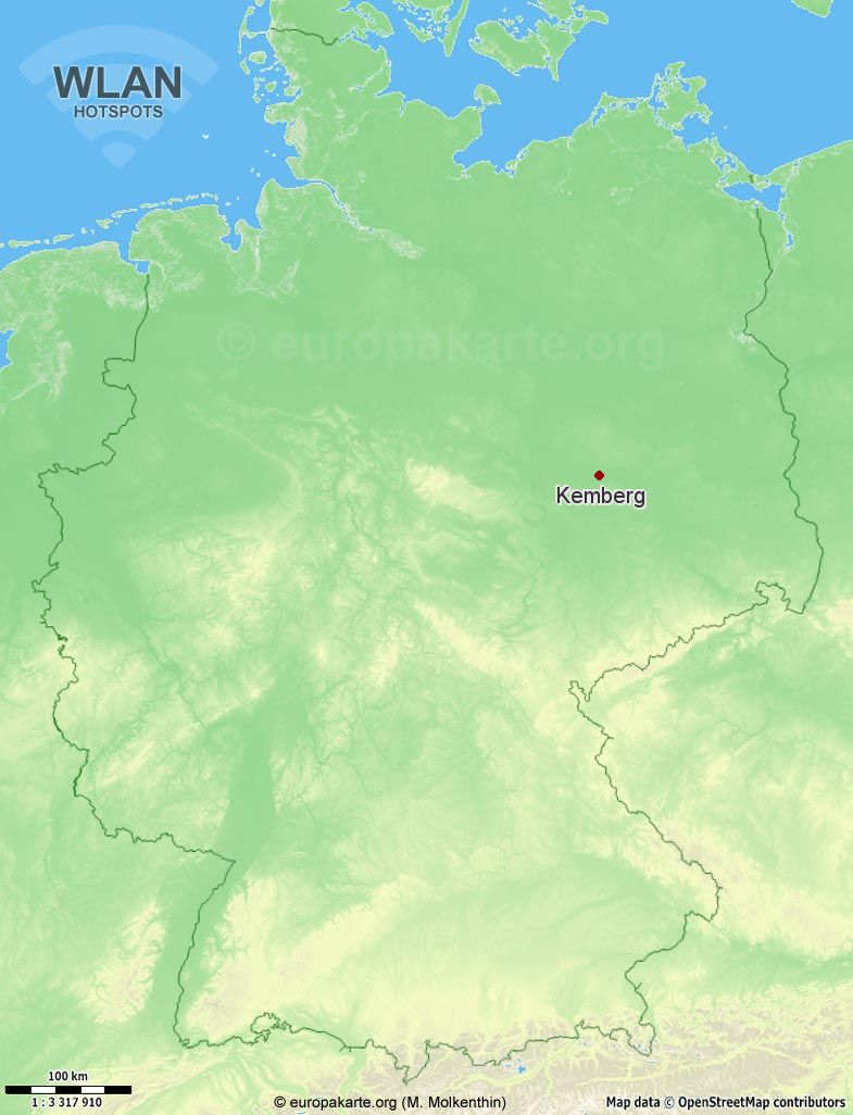 WLAN-Hotspots in Kemberg (Sachsen-Anhalt)