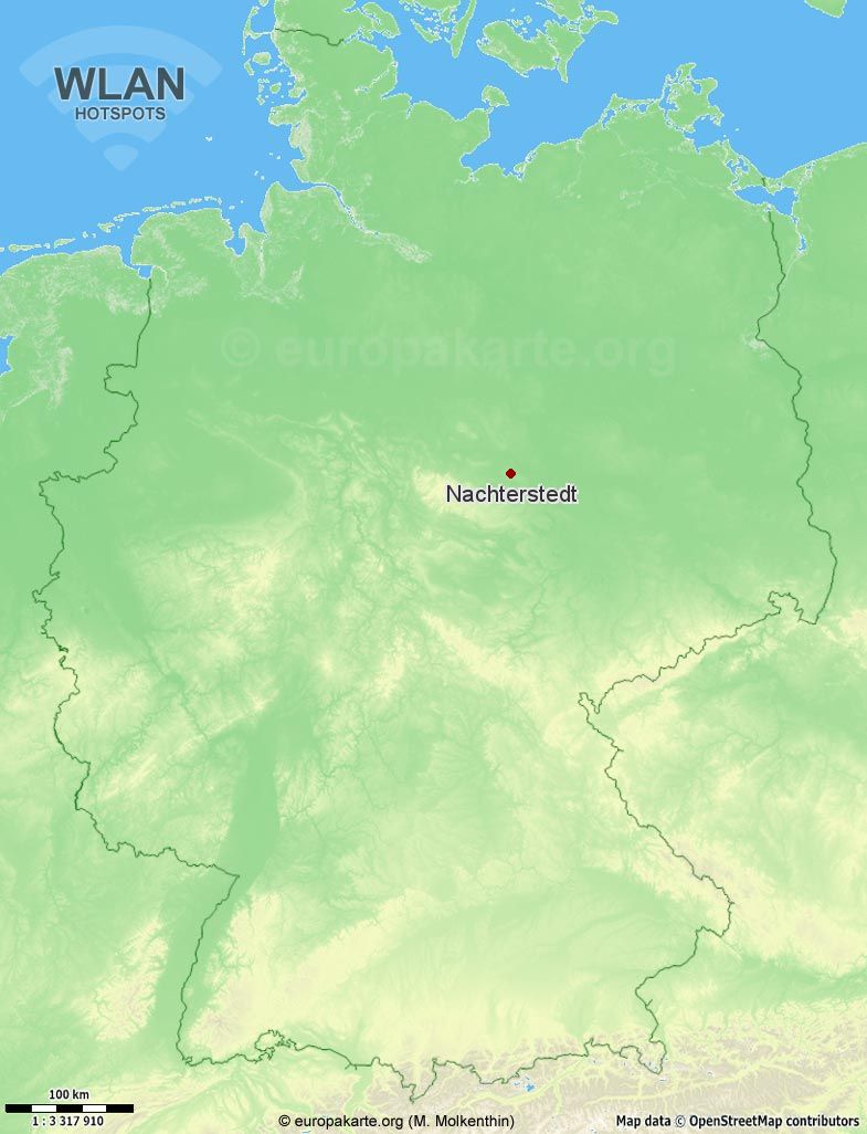 WLAN-Hotspots in Nachterstedt (Sachsen-Anhalt)