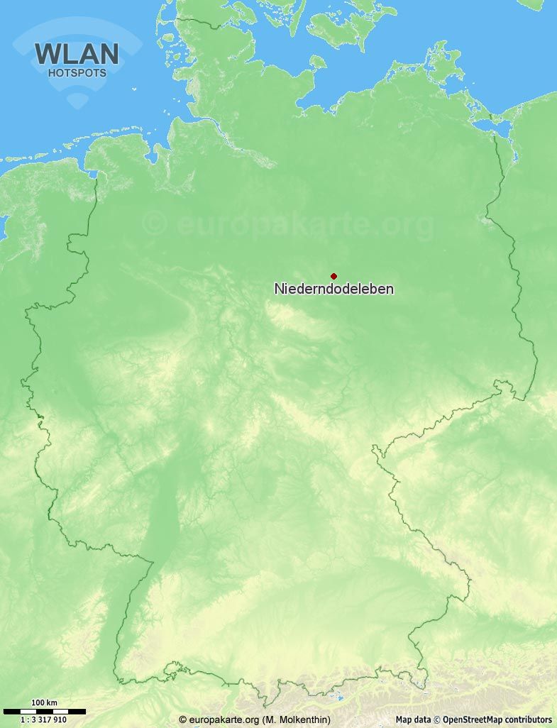 WLAN-Hotspots in Niederndodeleben (Sachsen-Anhalt)