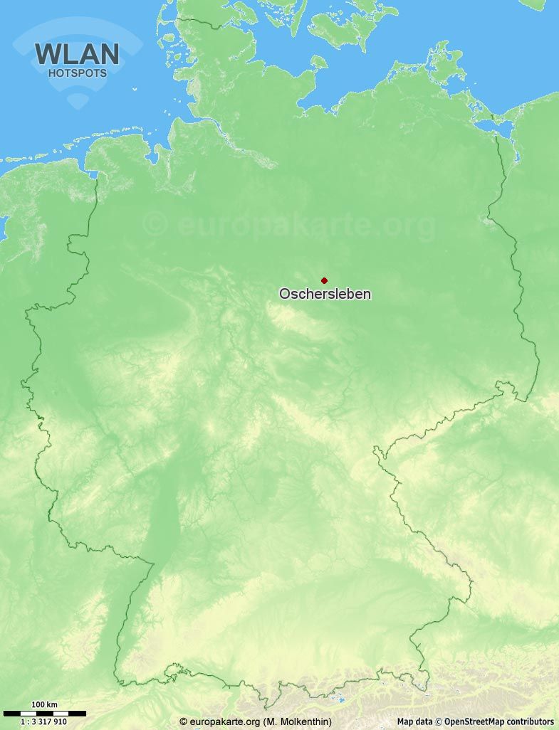 WLAN-Hotspots in Oschersleben (Sachsen-Anhalt)