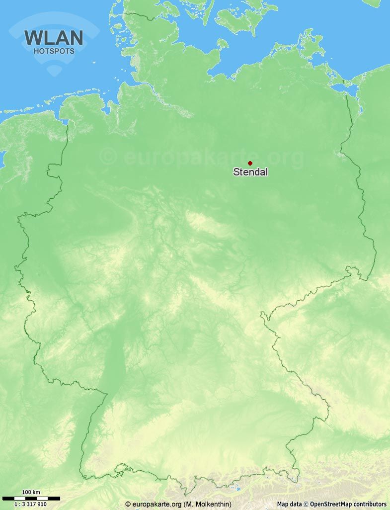 WLAN-Hotspots in Stendal (Sachsen-Anhalt)