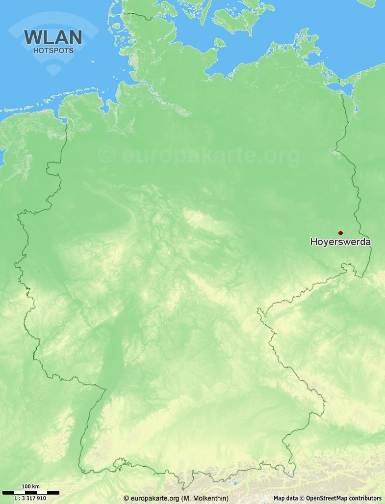 WLAN-Hotspots in Hoyerswerda (Sachsen)